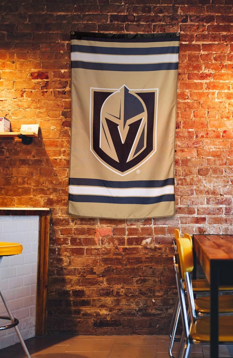 Calhoun NHL Officially Licensed Indoor Team Logo Wall Banner - Vegas Golden Knights (30" by 50") - Image 2